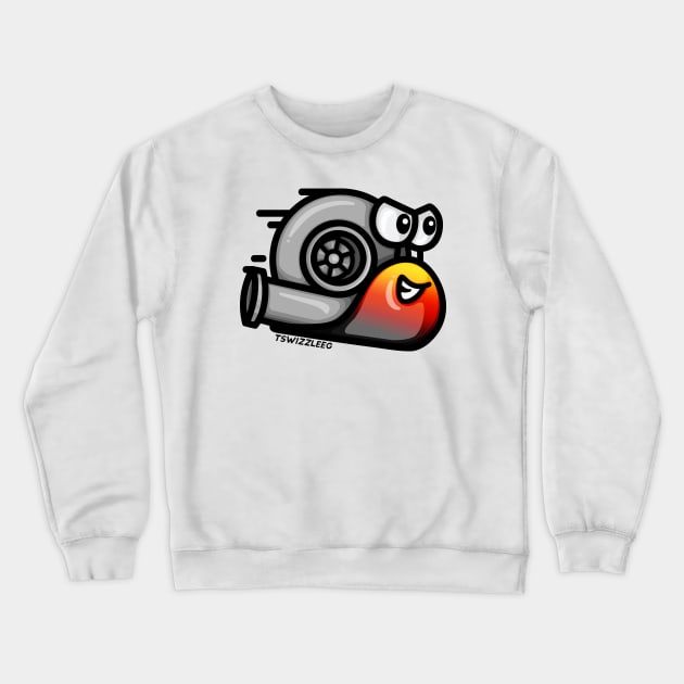 Turbo Snail - Volcano Crewneck Sweatshirt by hoddynoddy